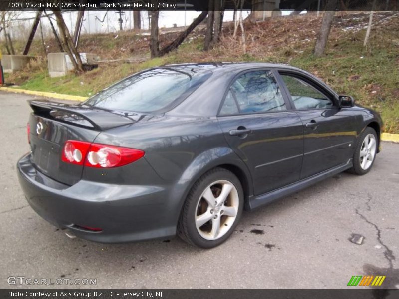 Dark Steel Metallic / Gray 2003 Mazda MAZDA6 s Sedan