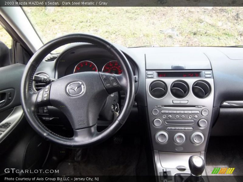 Dark Steel Metallic / Gray 2003 Mazda MAZDA6 s Sedan