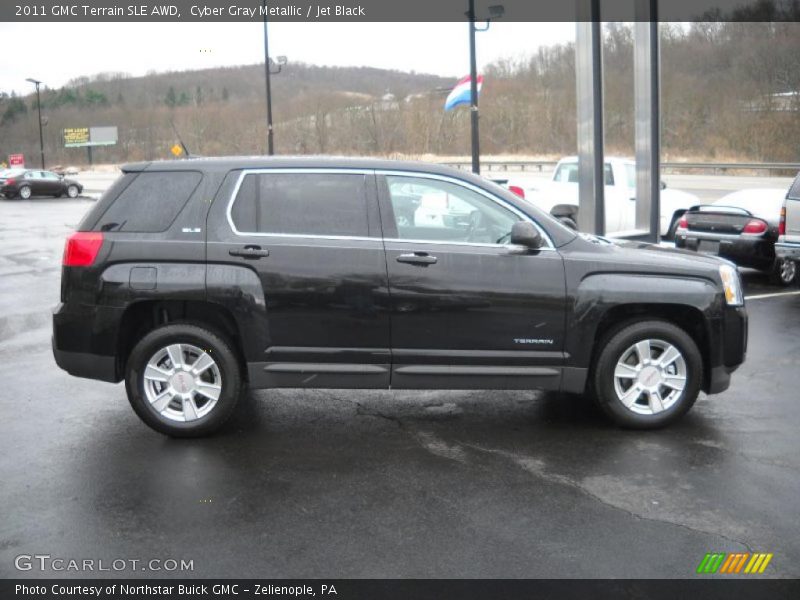 Cyber Gray Metallic / Jet Black 2011 GMC Terrain SLE AWD