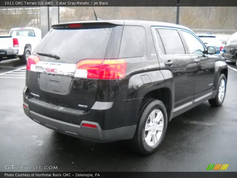 Cyber Gray Metallic / Jet Black 2011 GMC Terrain SLE AWD