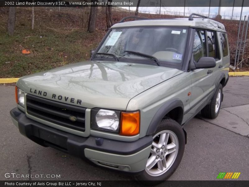 Vienna Green Pearl / Bahama Beige 2002 Land Rover Discovery II SE7