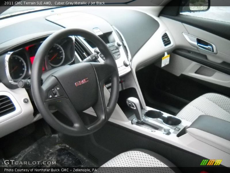 Cyber Gray Metallic / Jet Black 2011 GMC Terrain SLE AWD