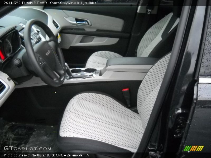 Cyber Gray Metallic / Jet Black 2011 GMC Terrain SLE AWD