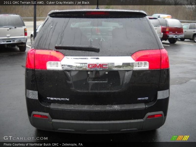 Cyber Gray Metallic / Jet Black 2011 GMC Terrain SLE AWD