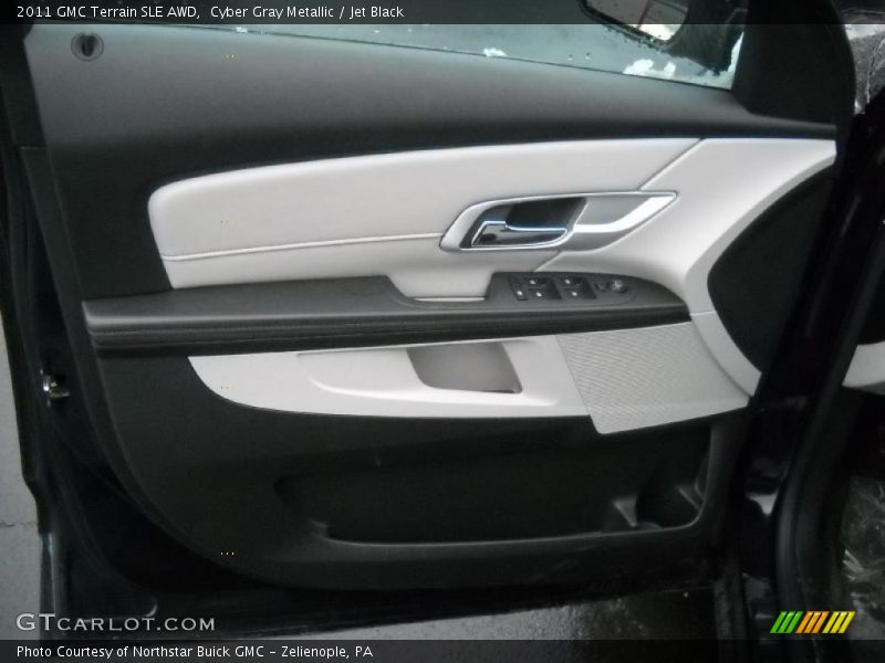 Cyber Gray Metallic / Jet Black 2011 GMC Terrain SLE AWD