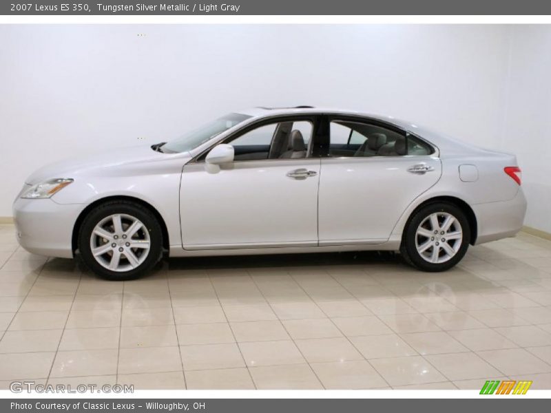 Tungsten Silver Metallic / Light Gray 2007 Lexus ES 350