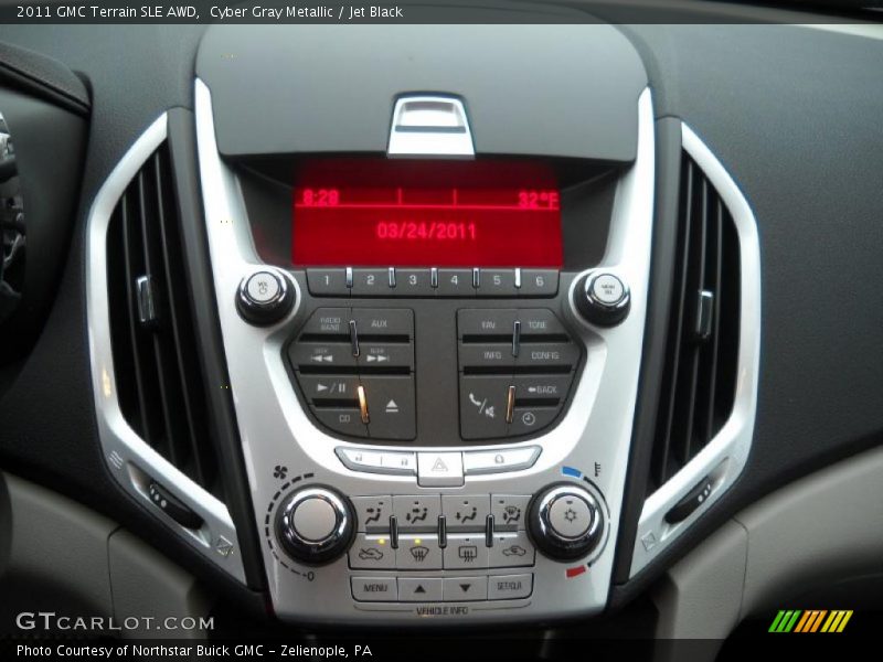 Cyber Gray Metallic / Jet Black 2011 GMC Terrain SLE AWD