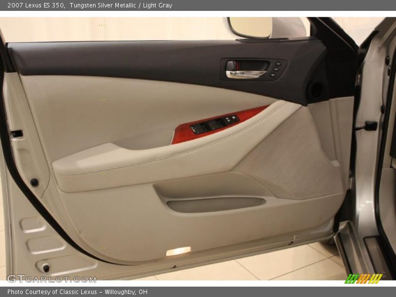 Tungsten Silver Metallic / Light Gray 2007 Lexus ES 350