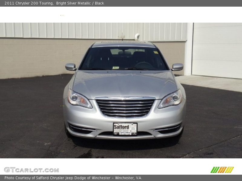 Bright Silver Metallic / Black 2011 Chrysler 200 Touring
