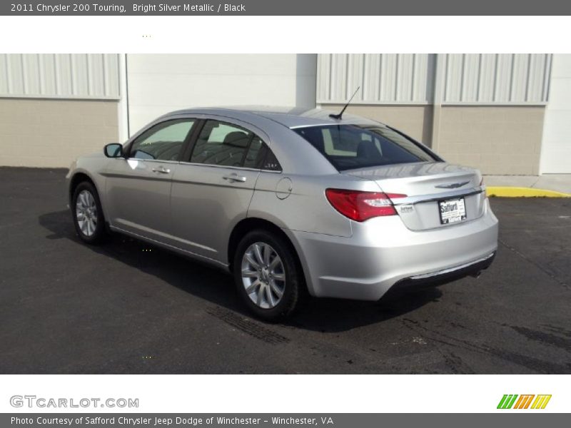 Bright Silver Metallic / Black 2011 Chrysler 200 Touring