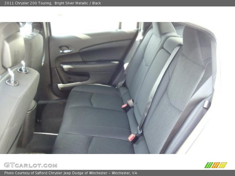 Bright Silver Metallic / Black 2011 Chrysler 200 Touring