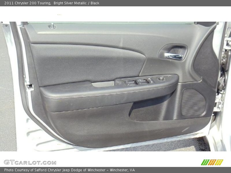 Bright Silver Metallic / Black 2011 Chrysler 200 Touring