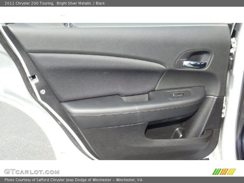 Bright Silver Metallic / Black 2011 Chrysler 200 Touring