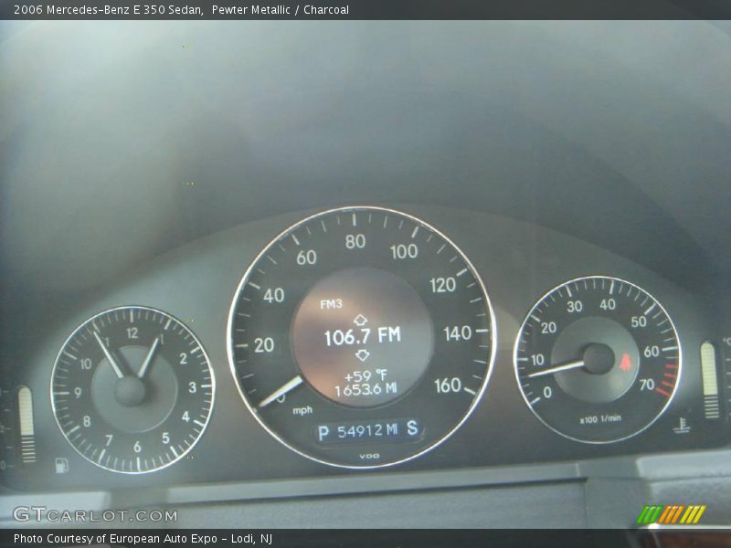 Pewter Metallic / Charcoal 2006 Mercedes-Benz E 350 Sedan