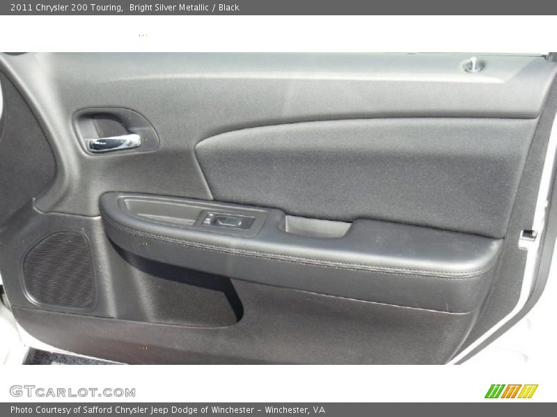 Bright Silver Metallic / Black 2011 Chrysler 200 Touring