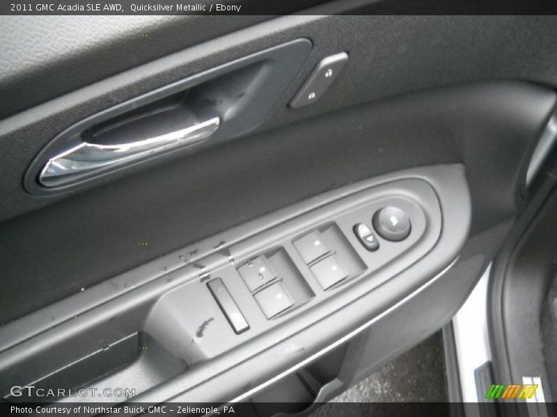 Quicksilver Metallic / Ebony 2011 GMC Acadia SLE AWD