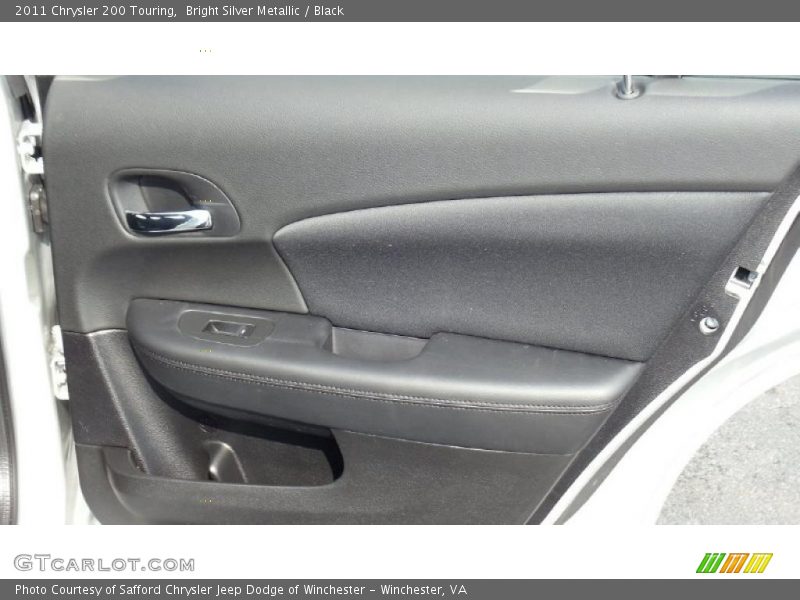 Bright Silver Metallic / Black 2011 Chrysler 200 Touring