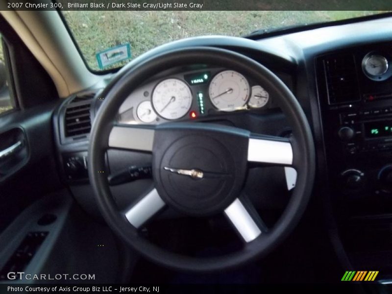 Brilliant Black / Dark Slate Gray/Light Slate Gray 2007 Chrysler 300