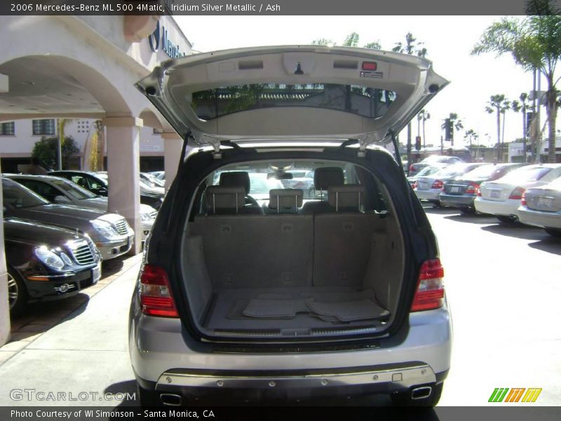 Iridium Silver Metallic / Ash 2006 Mercedes-Benz ML 500 4Matic