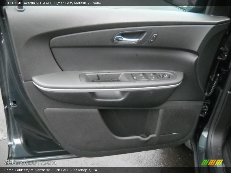 Cyber Gray Metallic / Ebony 2011 GMC Acadia SLT AWD