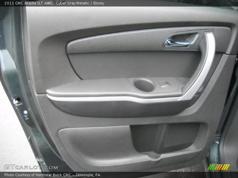 Cyber Gray Metallic / Ebony 2011 GMC Acadia SLT AWD