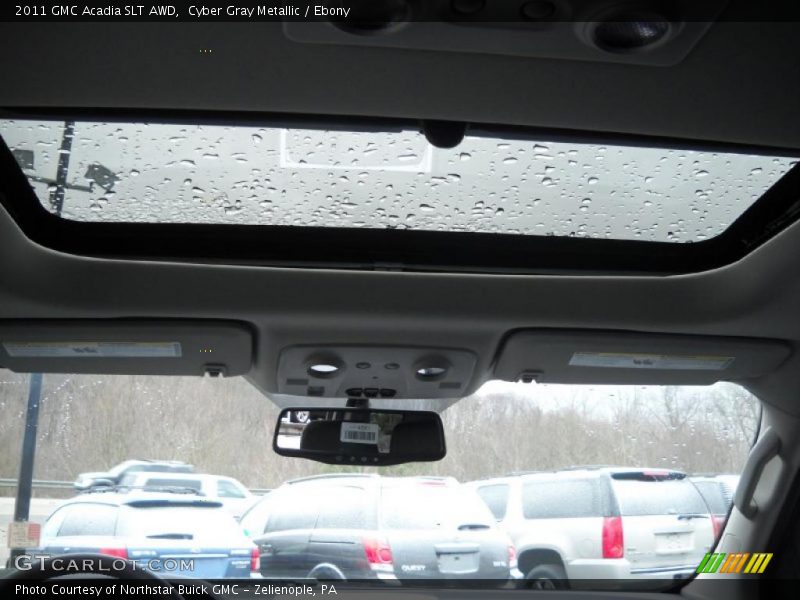 Cyber Gray Metallic / Ebony 2011 GMC Acadia SLT AWD