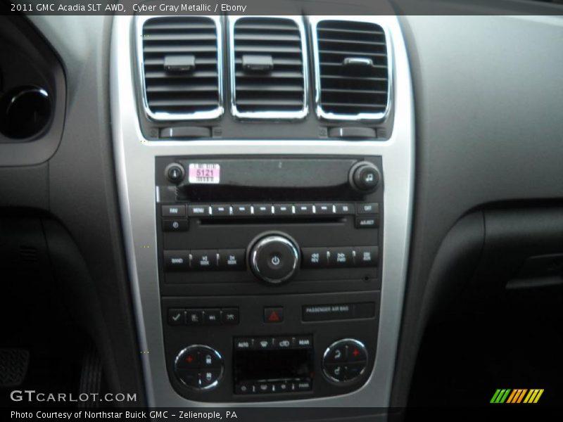 Cyber Gray Metallic / Ebony 2011 GMC Acadia SLT AWD