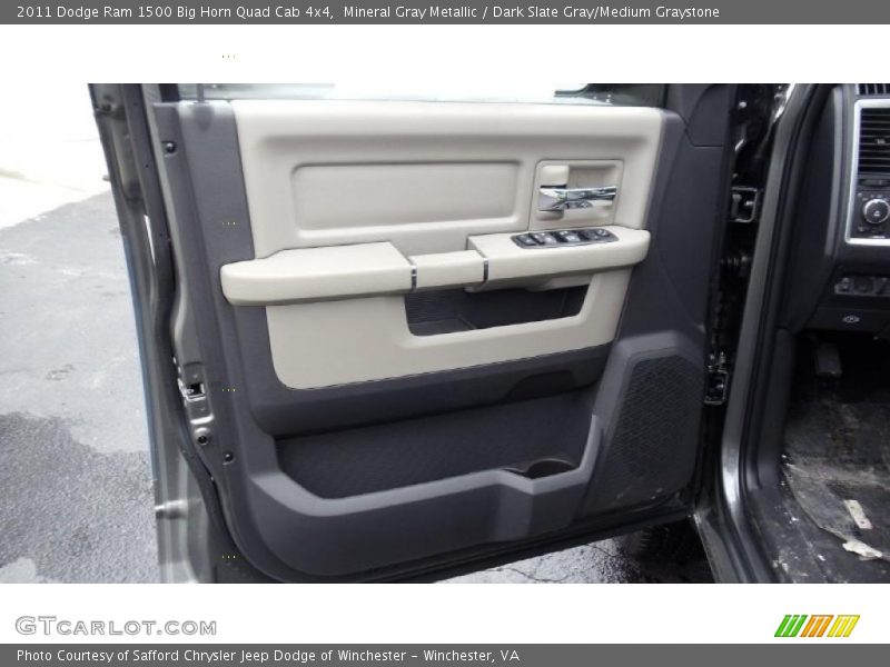 Mineral Gray Metallic / Dark Slate Gray/Medium Graystone 2011 Dodge Ram 1500 Big Horn Quad Cab 4x4