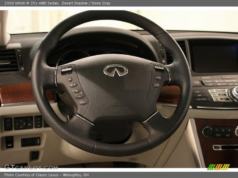 Desert Shadow / Stone Gray 2009 Infiniti M 35x AWD Sedan