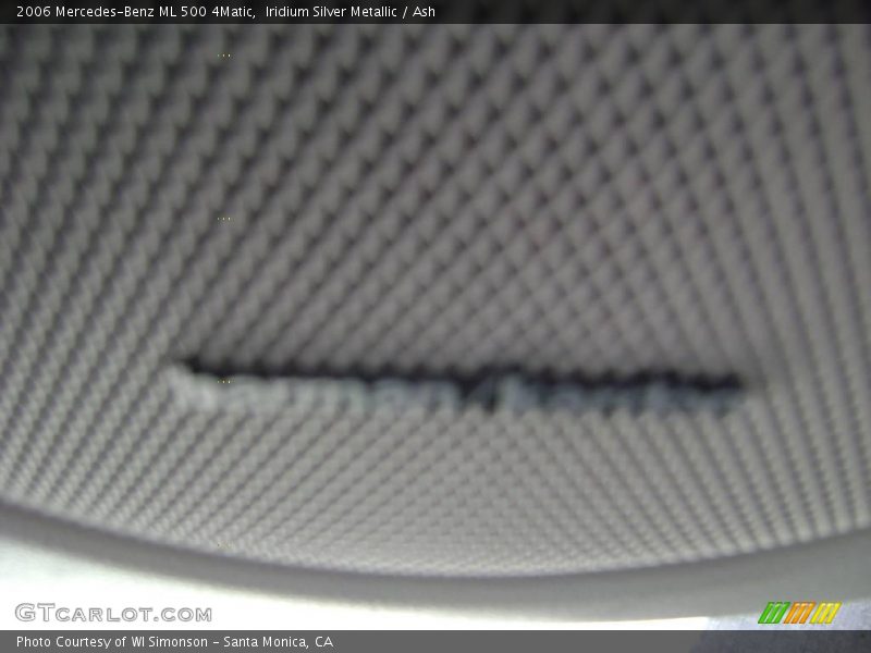 Iridium Silver Metallic / Ash 2006 Mercedes-Benz ML 500 4Matic