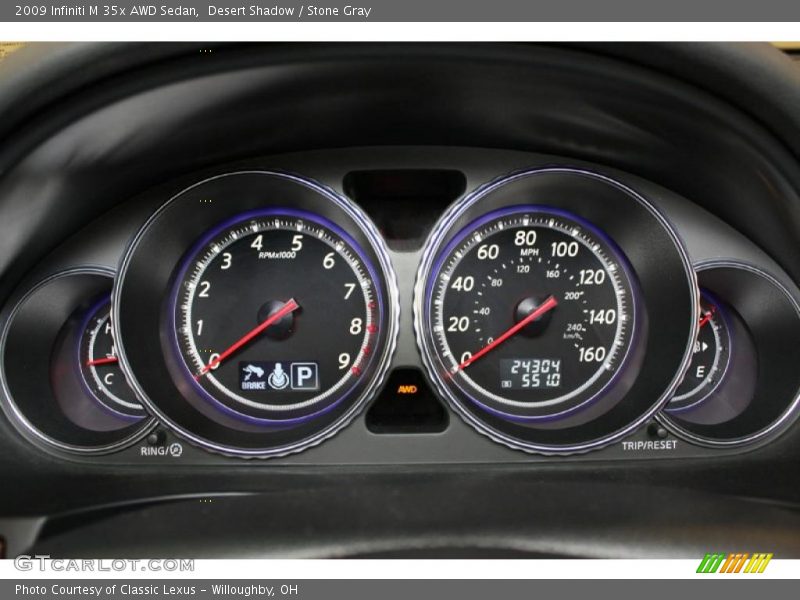  2009 M 35x AWD Sedan 35x AWD Sedan Gauges