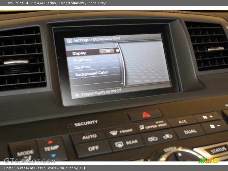 Desert Shadow / Stone Gray 2009 Infiniti M 35x AWD Sedan