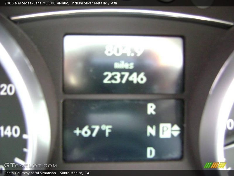 Iridium Silver Metallic / Ash 2006 Mercedes-Benz ML 500 4Matic