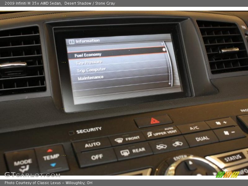 Desert Shadow / Stone Gray 2009 Infiniti M 35x AWD Sedan