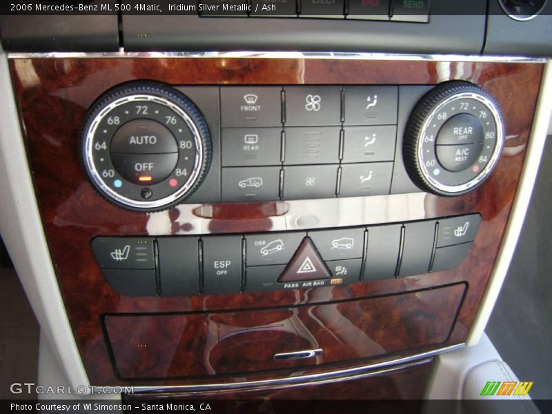 Iridium Silver Metallic / Ash 2006 Mercedes-Benz ML 500 4Matic