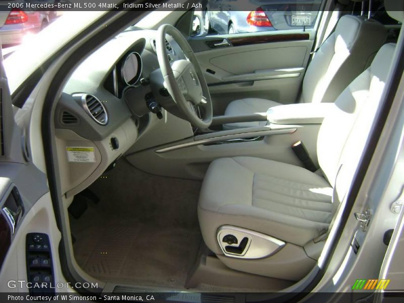Iridium Silver Metallic / Ash 2006 Mercedes-Benz ML 500 4Matic