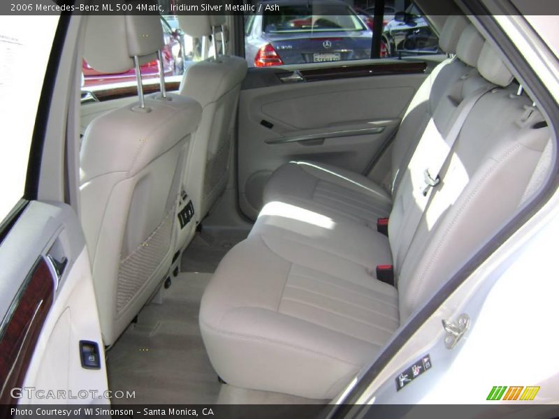 Iridium Silver Metallic / Ash 2006 Mercedes-Benz ML 500 4Matic