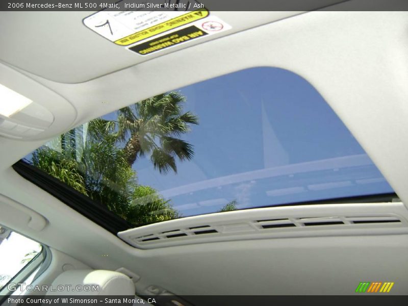 Iridium Silver Metallic / Ash 2006 Mercedes-Benz ML 500 4Matic