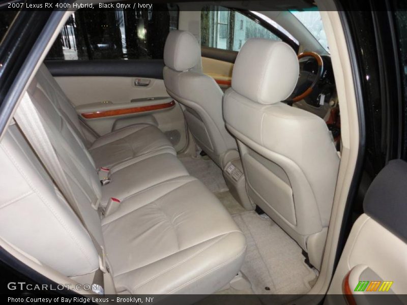 Black Onyx / Ivory 2007 Lexus RX 400h Hybrid