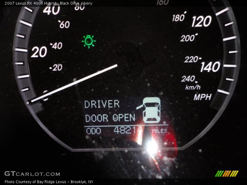 Black Onyx / Ivory 2007 Lexus RX 400h Hybrid