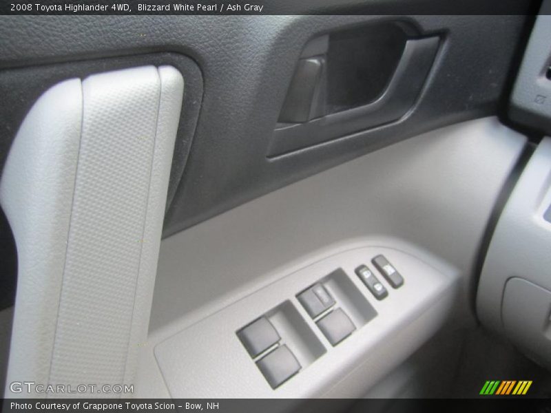 Blizzard White Pearl / Ash Gray 2008 Toyota Highlander 4WD