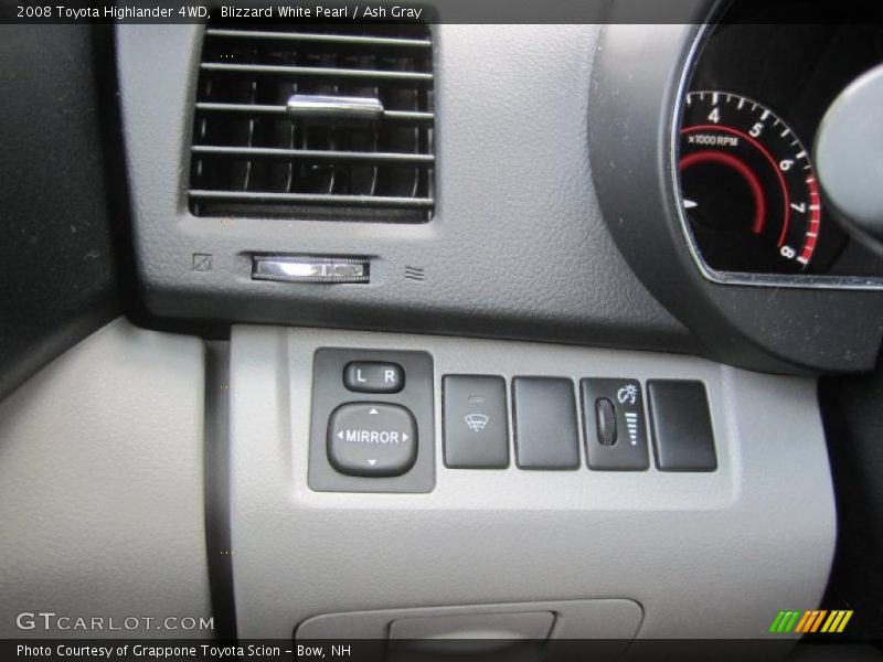 Blizzard White Pearl / Ash Gray 2008 Toyota Highlander 4WD