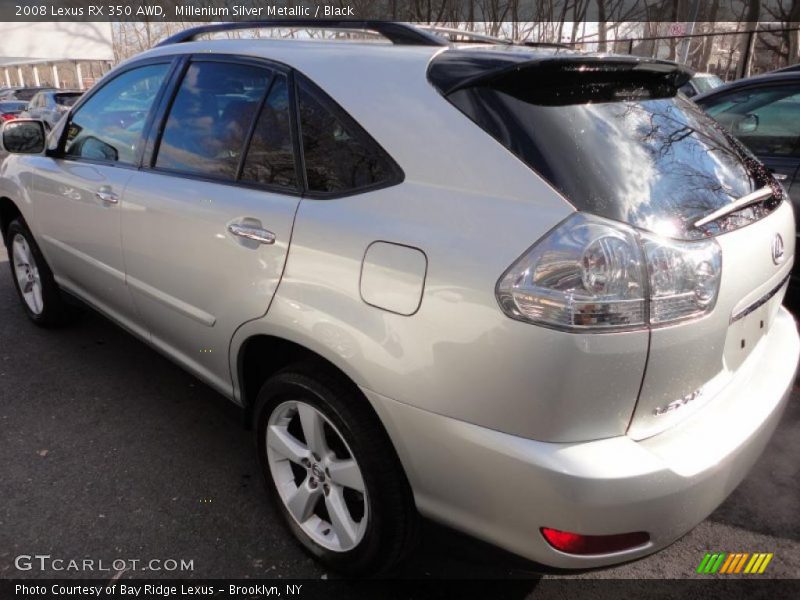Millenium Silver Metallic / Black 2008 Lexus RX 350 AWD