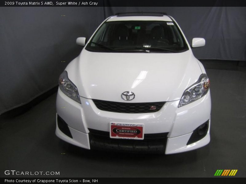 Super White / Ash Gray 2009 Toyota Matrix S AWD