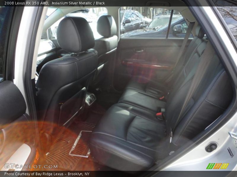 Millenium Silver Metallic / Black 2008 Lexus RX 350 AWD