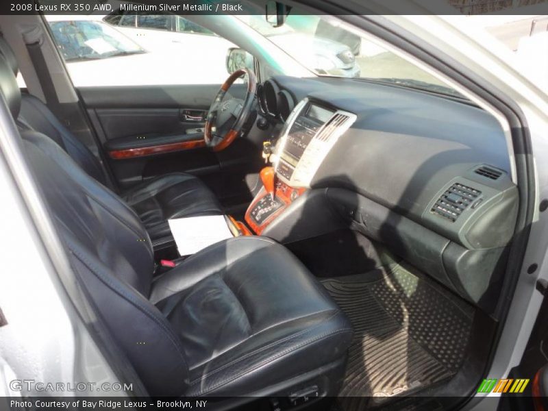 Millenium Silver Metallic / Black 2008 Lexus RX 350 AWD