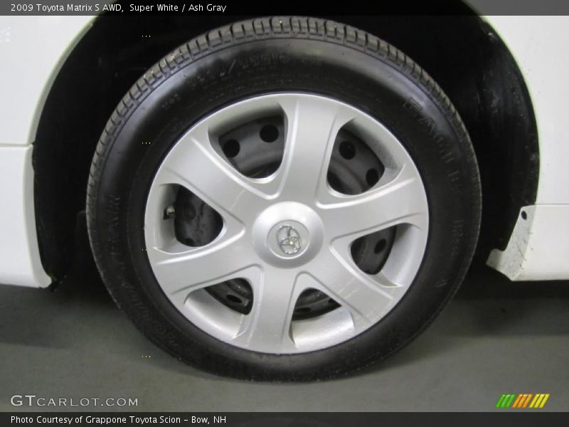 Super White / Ash Gray 2009 Toyota Matrix S AWD