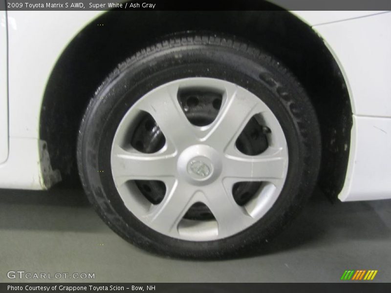 Super White / Ash Gray 2009 Toyota Matrix S AWD