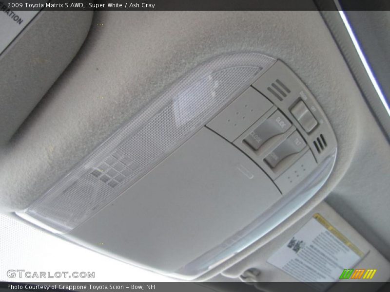 Super White / Ash Gray 2009 Toyota Matrix S AWD