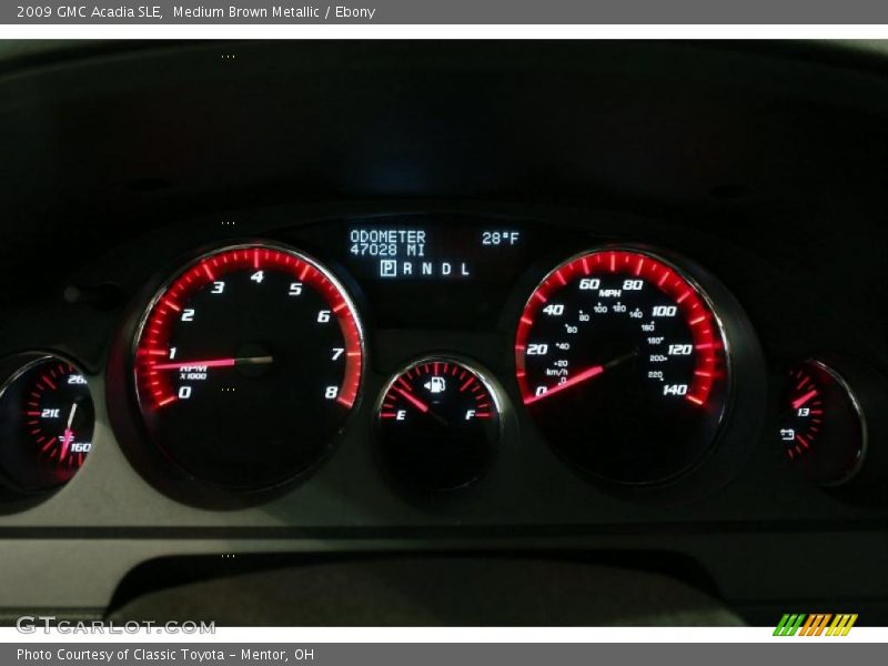  2009 Acadia SLE SLE Gauges
